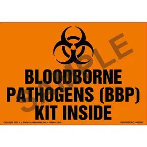 Bloodborne Pathogens (BBP) Kit Inside Label
