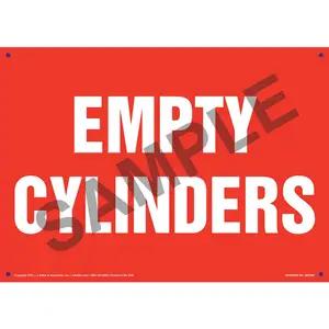 Empty Cylinders Sign