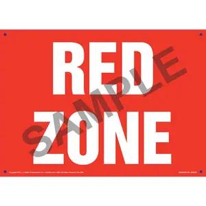 Red Zone Sign
