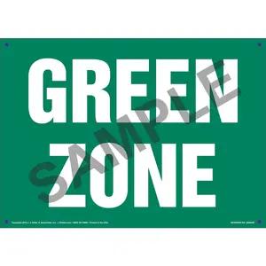 Green Zone Sign