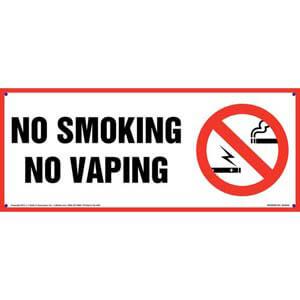 No Smoking No Vaping Sign