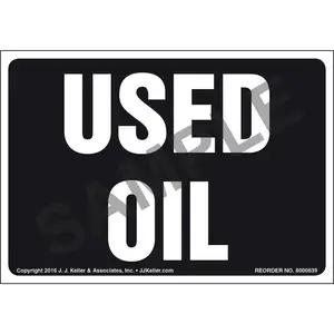 Used Oil Label