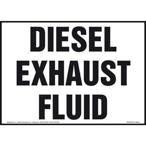 Diesel Exhaust Fluid Sign