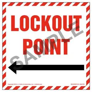 Lockout Point With Left Arrow Graphic Label