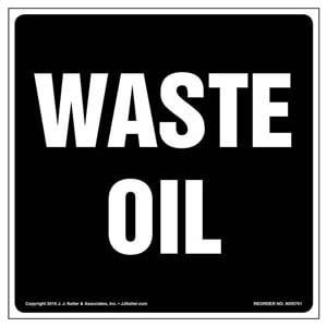 Waste Oil Label