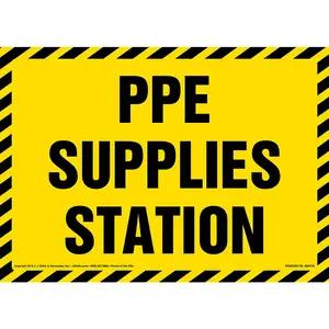 PPE Supplies Station Sign