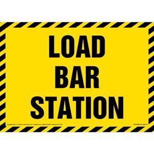 Load Bar Station Sign