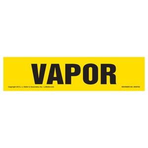 Vapor Label - Yellow