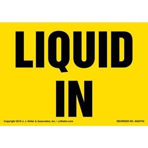 Liquid In Label - Yellow