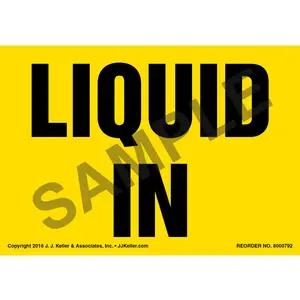 Liquid In Label - Yellow