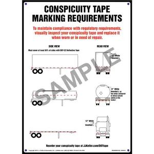 Conspicuity Tape Marking Requirements Sign