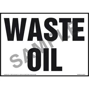 Waste Oil - Sign