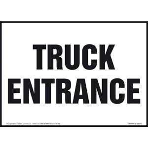 Truck Entrance Sign