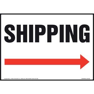 Shipping Sign - Right Arrow
