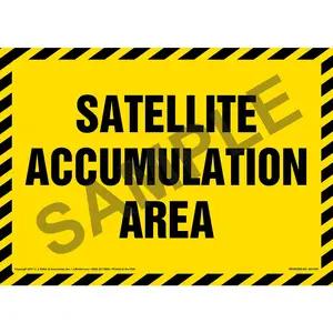 Satellite Accumulation Area - Sign