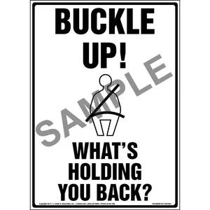 Buckle Up! What's Holding You Back? Sign