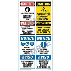 Site Board™ Construction Sign - OSHA, Bilingual