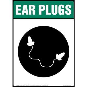 Ear Plugs Sign with Icon