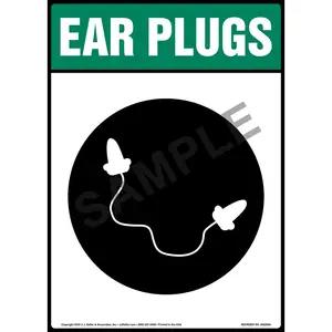 Ear Plugs Sign with Icon