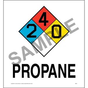 Propane 2-4-0 Sign - NFPA