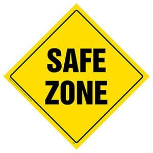 Safe Zone Sign