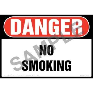 Danger: No Smoking Sign – OSHA – Extra-Large