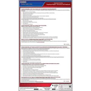 Toledo, Ohio Wage and Tip Compensation Notice Labor Law Poster