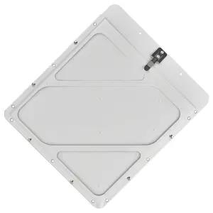Riveted Aluminum Placard Holder w/Back Plate
