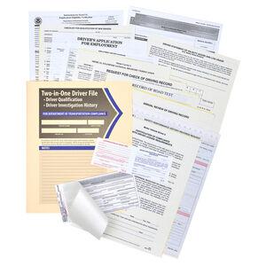 Driver Qualification File Packet (Two-Copy Forms)