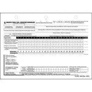 Canadian Driver's Daily Log, Bilingual - Retail Packaging