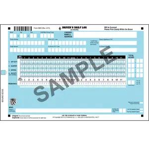 Scannable Driver's Daily Log Book, 2-Ply, w/Carbon, No Recap, Book Format - Stock