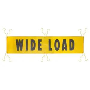 Mesh Wide Load Banner w/ Grommets for Ropes