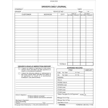 Driver's Daily Journal