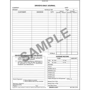 Driver's Daily Journal