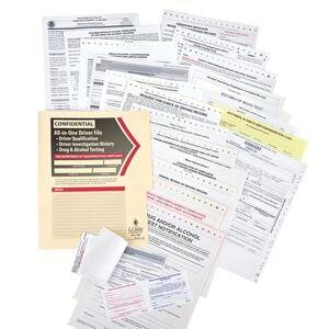 Confidential All-In-One Driver Qualification Packet (Snap-Out)