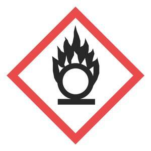 GHS Pictogram Labels - Flame Over Circle