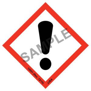 GHS Pictogram Labels - Exclamation Mark
