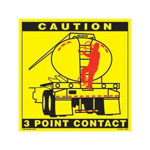 Tanker Back 3-Point Contact Label