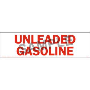 Unleaded Gasoline Sign