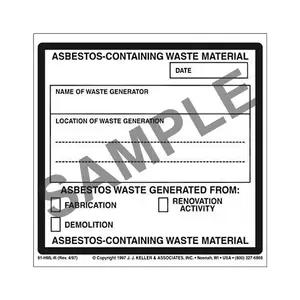 Asbestos-Containing Waste Material Package Marking