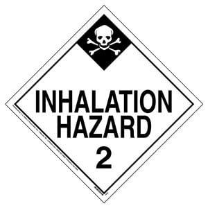 Division 2.3 Inhalation Hazard Placard - Worded