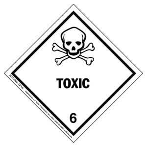 Class 6 Toxic Labels