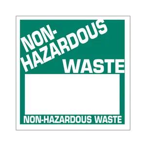 Non-Hazardous Waste Label