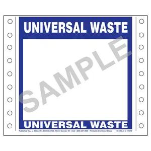Universal Waste Label