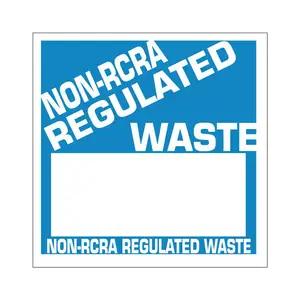Non-RCRA Regulated Waste Labels - Poly