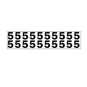 Individual 1.25" Vinyl Numbers - 5 (Five)