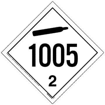 1005 Placard - International Division 2.2 Non-Flammable Gas