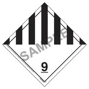 International Class 9 Miscellaneous Placard - Wordless