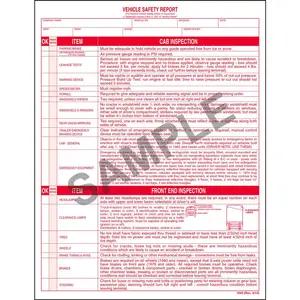 Safety Inspection Report