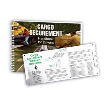 Cargo Securement Handbook for Drivers & Sliding Calculator Set
